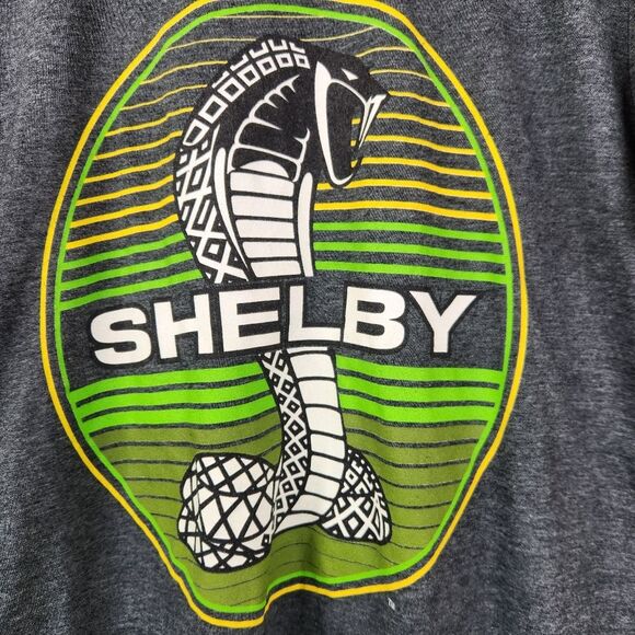 Carroll Shelby Mustang Short Sleeve Frontside Big Logo Graphic Tee Small - Picture 3 of 4